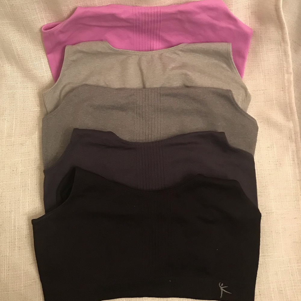 HUGE!! Danskin Sports Bra BundleSet (5 bras) sizeM